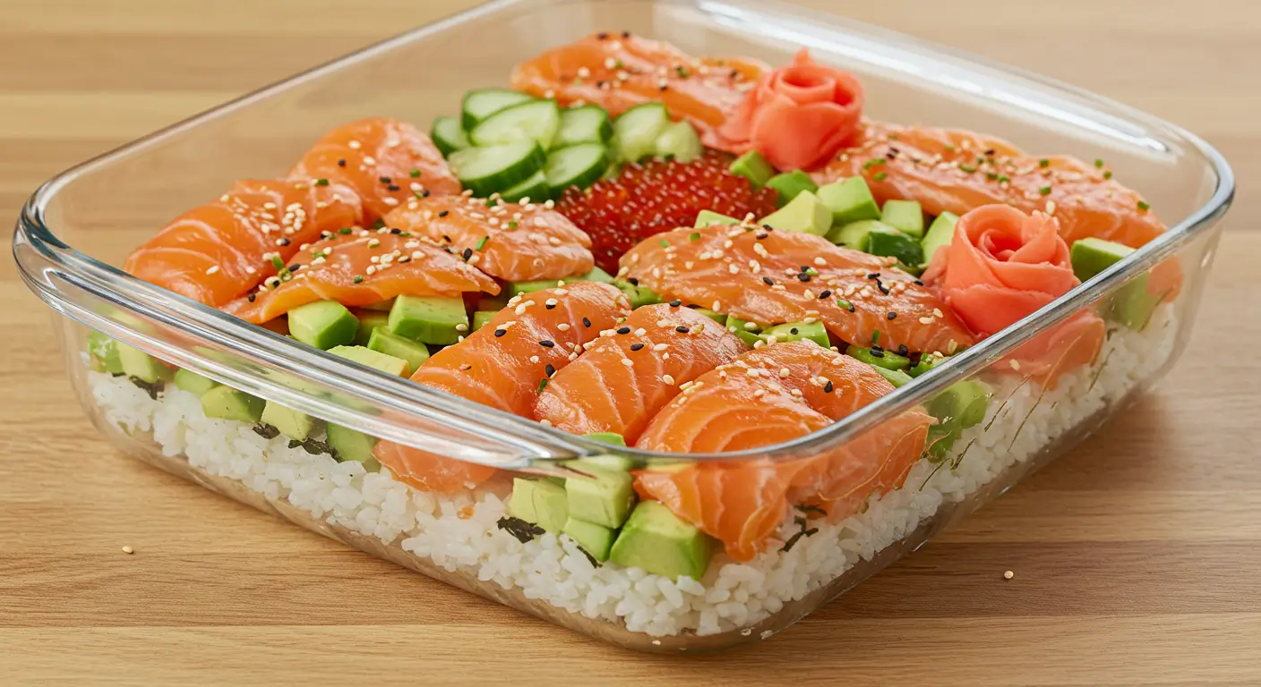 sushi bake recipe salmon